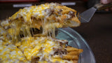 CHEESESTEAK MAC & CHEESE FRY PIZZA