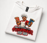 Brother Bruno Pizza Limited Edition T-shirt folded angle view