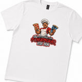 Brother Bruno Pizza Limited Edition T-shirt front flat lay