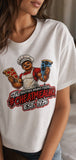 Brother Bruno Pizza Limited Edition T-shirt worn, feminine fit